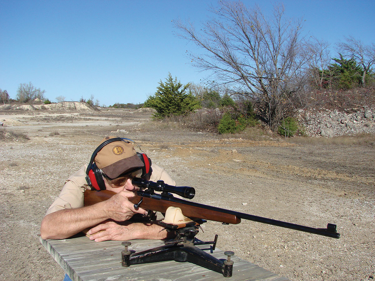 The test rifle was a Sako L461 Vixen 222 Remington of 1966 vintage.